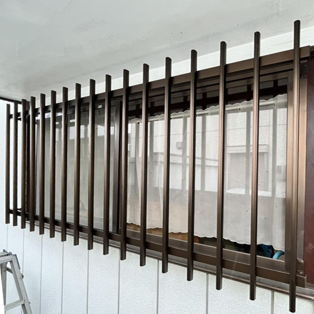 防犯工事｜YKKap たて面格子LA｜宇都宮市N様邸(2025.09.25)