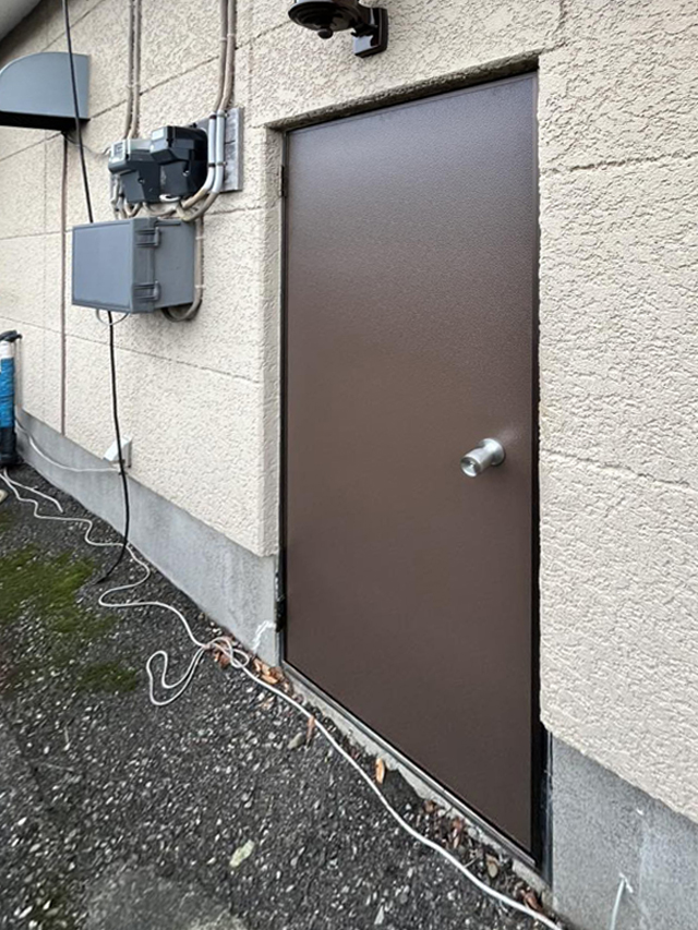 勝手口ドア交換工事|Ykkapフラッシュドア|宇都宮市A様(2025.10.07)
