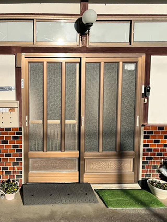 玄関引戸交換工事｜YKKap玄関引戸80型｜宇都宮市O様(2025.12.09)